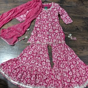 Beautiful pink indian sharara dress - NWT!